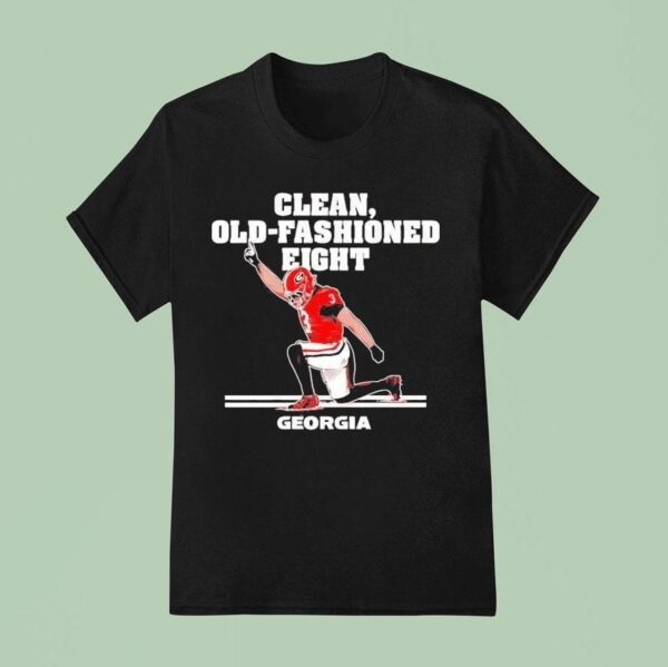 Nate Frazier Clean Old Fashioned Eight Georgia Bulldogs Shir T Shirt