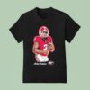 Nate Frazier Portrait Georgia Bulldogs T Shirt