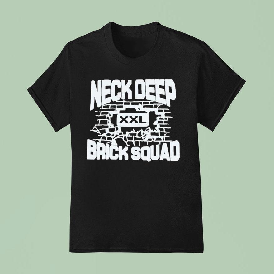  Neck Deep Brick Squad T Shirt