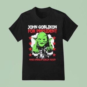 Nekrogoblikon John Goblikon For President Make America Goblin Again Middle Fingers T Shirt