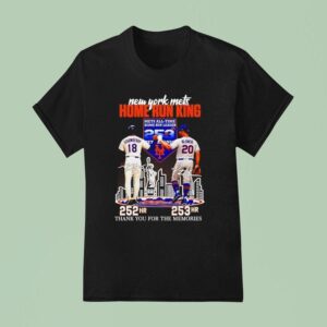 New York Mets Home Run King Darryl Strawberry X Pete Alonso Signature Thank You For The Memories T Shirt