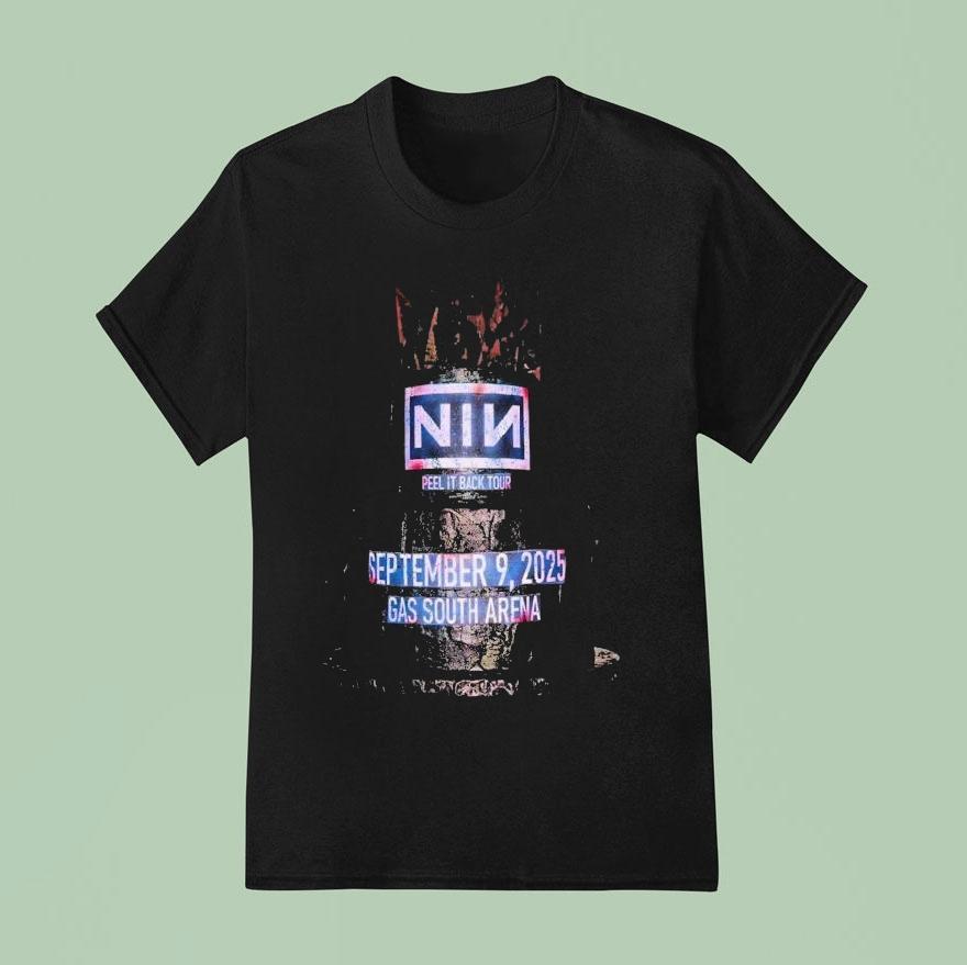 Nine Inch Nails Sep Gas South Arena Duluth Ga T Shirt