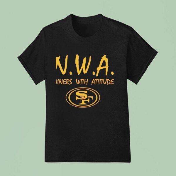 Nwa Nines With Attitude San Francisco Ers Logo T Shirt