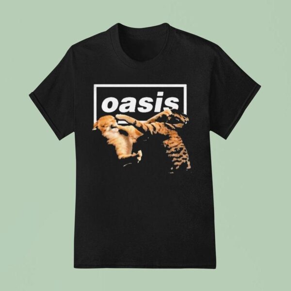 Oasis Gallagher Kitties Ca T Shirt
