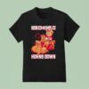 Ohio State Buckeyes Hooked And Humbled Horns Down T Shirt