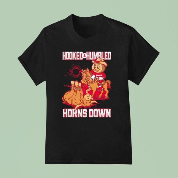 Ohio State Buckeyes Hooked And Humbled Horns Down T Shirt