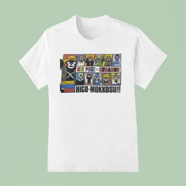 One Piece X Kumamon Higo Mokkosu T Shirt