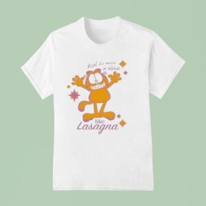 Orange Cat Real As Move In Silence Like Lasagna T Shirt