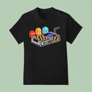 Pac Man And Ghostbusters T Shirt