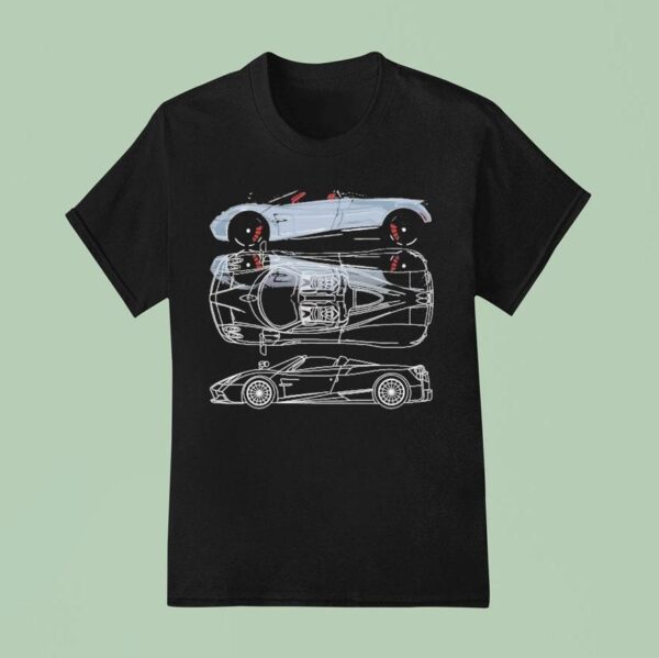 Pagani Schematic The Hamilton Collection T Shirt