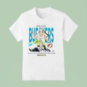 Paige Bueckers Dallas Wings Basketball Wnba Rookie Of The Year T Shirt