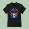 Paradise Queens Ny Baseball Skull Sunglasses Rose T Shirt