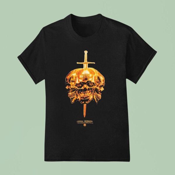 Parkway Drive Leipzig Germany Year Anniversary European Tour Skulls Sword T Shirt