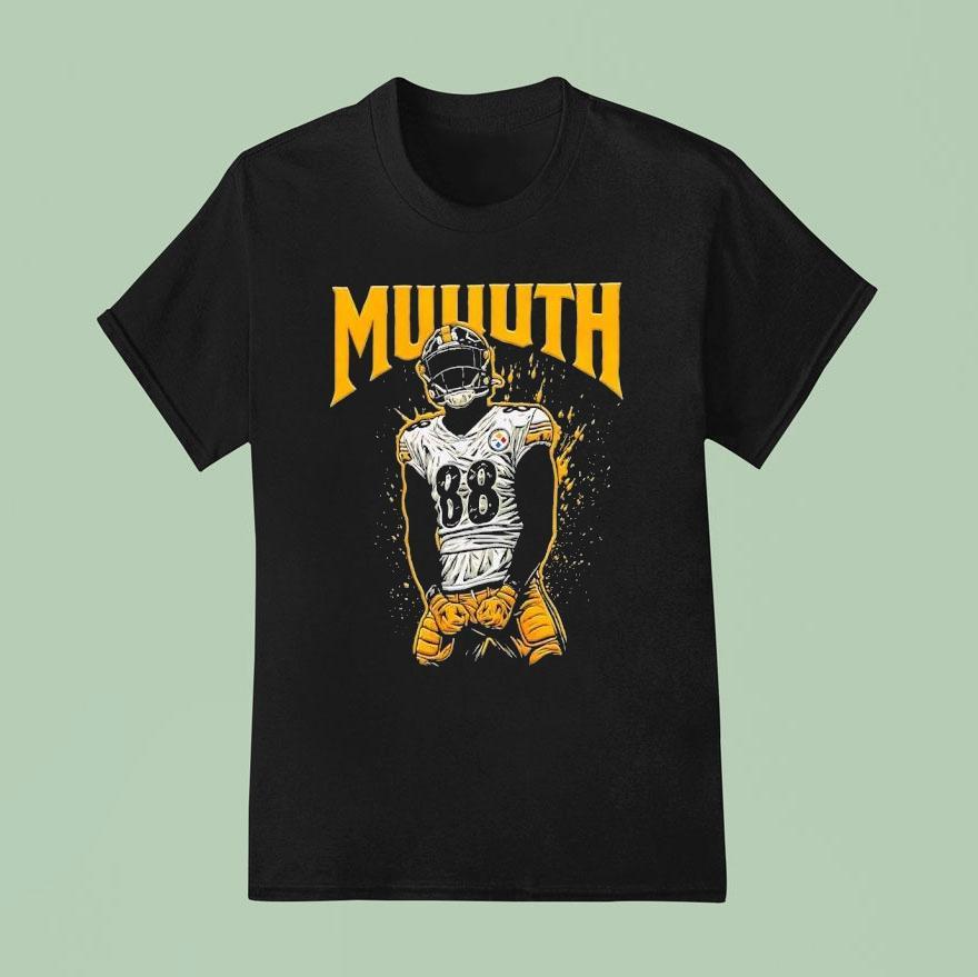 Pat Freiermuth Muuuth Pittsburgh Slers Football T Shirt