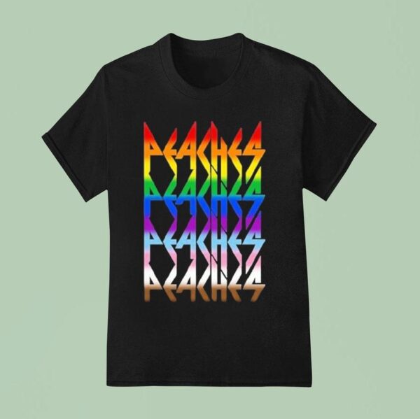Peaches Pride T Shirt