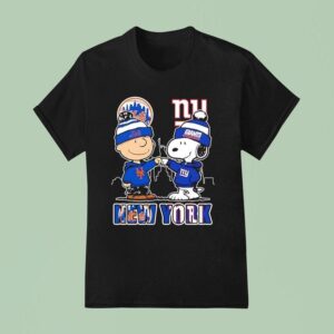 Peanuts New York Mets Baseball Cartoon T Shirt