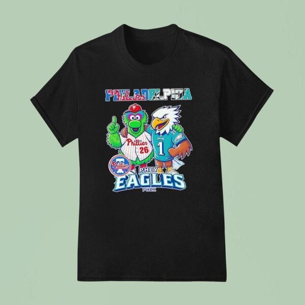 Philadelphia Phillies And Philadelphia Eagles Masco T Shirt