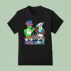 Philadelphia Phillies And Philadelphia Eagles Mascot Philadelphia City Skyline T Shirt
