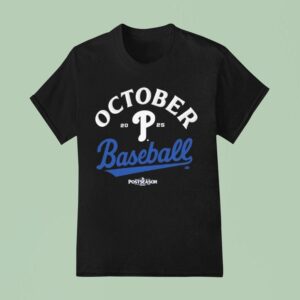 Philadelphia Red October Baseball Postseason Mlb T Shirt