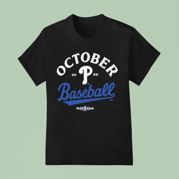 Philadelphia Red October Baseball Postseason Mlb T Shirt