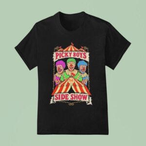 Picky Boys Side Show Concert Tour Clown T Shirt