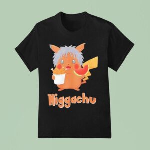 Pikachu Niggachu Pokemon Chicken Thighs And Watermelon T Shirt