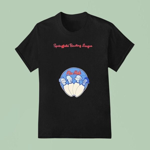 Pin Pals Springfield Bowling League T Shirt