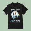 Pink Floyd We Re Just Two Fish Sound Swimming In A Fish Bowl Skull T Shirt
