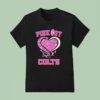 Pink Out Indianapolis Colts Football Heart Awareness T Shirt