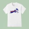 Pitbull Buffalo Bills Football Parody Logo T Shirt
