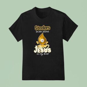 Pittsburgh Slers In My Veins Jesus In My Hear T Shirt