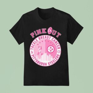 Pittsburgh Slers Pink Out Tackle Breast Cancer T Shirt