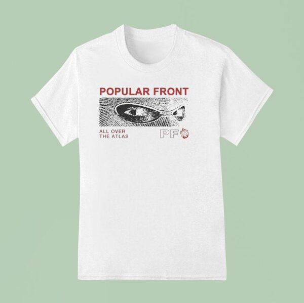 Popular Front All Over The Atlas T Shirt
