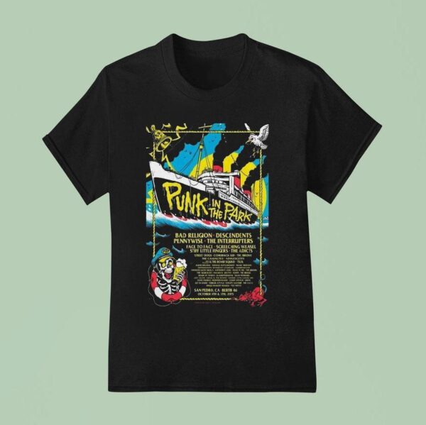 Punk In The Park Berth In San Pedro Show October T Shirt