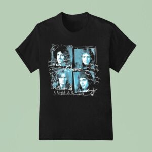 Queen A Night At The Opera Film Faded T Shirt