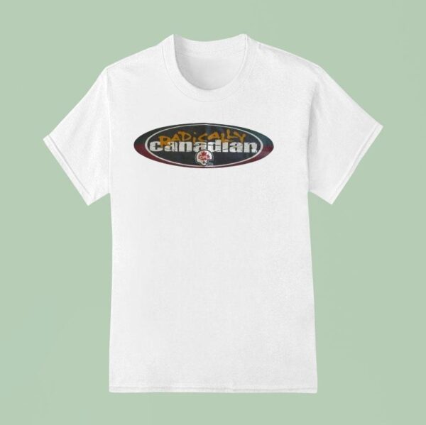 Radically Canadian Helmet Football Logo T Shirt