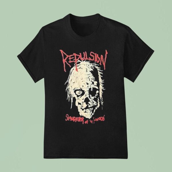 Rage Of Armageddon Day Two Fest On August At The Meadows Brooklyn New York Ed Farshtey Repulsion Grindcore Forefathers Slaughter Of Innocence Zombie T Shirt