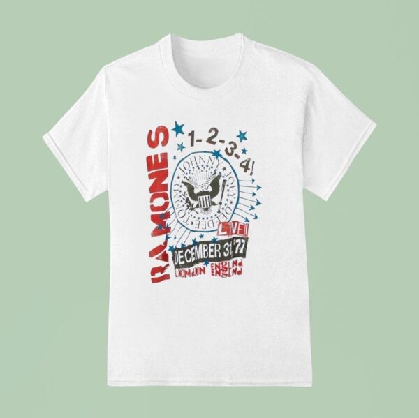 Ramones Concert Live December London England T Shirt