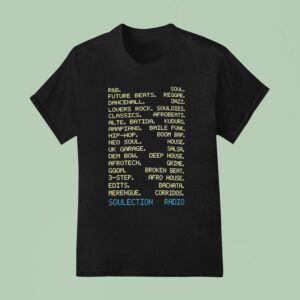 Rb Soul Future Beats Reggae Dancehall Jazz Lovers Rock Souldies Classic Afrobeats T Shirt