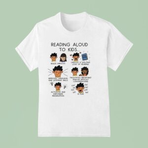Reading Aloud To Kids Cartoon T Shirt