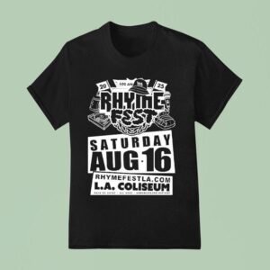 Rhyme Fest Street Team La Coliseum T Shirt