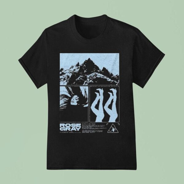 Rose Gray A Little Louder Please Black Album T Shirt