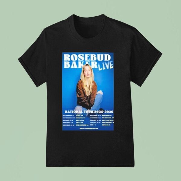 Rosebud Baker Live National Tour T Shirt