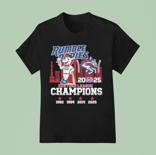 Rumble Ponies Eastern League Champions Masco T Shirt