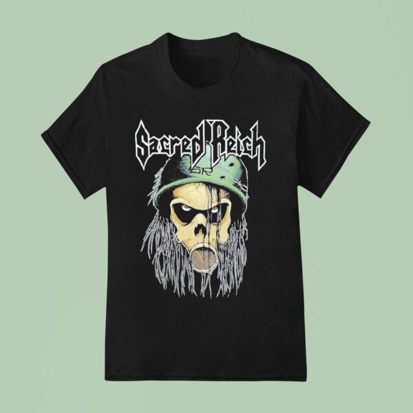 Sacred Reich Skull T Shirt