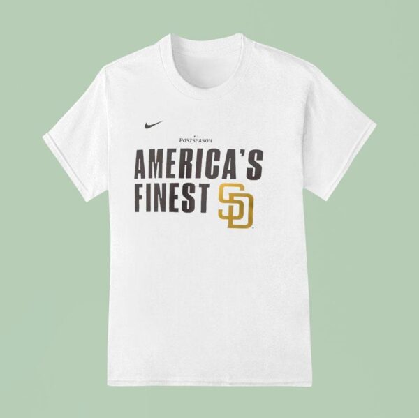 San Diego Padres America S Finest Mlb Postseason T Shirt