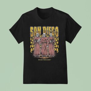 San Diego Padres Dead Threads Skeleton T Shirt