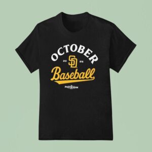 San Diego Padres October Baseball Post Season T Shirt