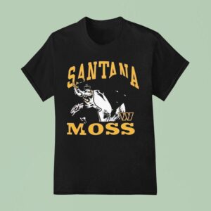 Santana Moss Washington Commanders Burgundy Retired Caricature T Shirt