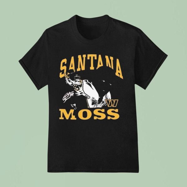 Santana Moss Washington Commanders Burgundy Retired Caricature T Shirt